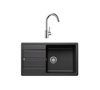 Blanco Pack évier anthracite et mitigeur chromé - 528436