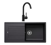 Blanco Pack évier et mitigeur 528429 noir mat