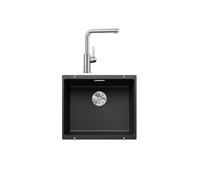 Blanco Pack évier + mitigeur 528441 inox brossé massif et silgranit anthracite
