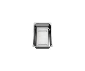 BLANCO Plateau multifonctions en acier inoxydable | 272 x 178 mm | perforé | pour Lexa 6S et 4S