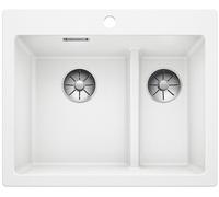 Blanco Pleon 6 Split évier en granit 61.5x51 cm blanc 521693
