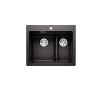 Blanco Pleon 6 Split évier en granit 61.5x51 cm noir 525955