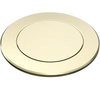 BLANCO PushControl or satiné | L'excentrique plat s'adapte à tous les éviers avec système de vidange InFino | Facile à utiliser | Nettoyage facile | Diamètre de perçage requis : 35 mm