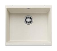 BLANCO ROTAN 500-U Évier en granit en SILGRANIT blanc doux Type de montage : sous comptoir Pour armoires inférieures de 60 cm de large Grand volume pour une utilisation optimale Surface facile à