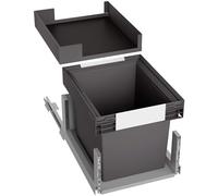 BLANCO SELECT II 40/1 Combi | Système de déchets | Système d'extraction pour fixation avant | Tiroir | Rails coulissants | Tablette de rangement intégrée | 1 seau de 30 litres | Profondeur d'extension