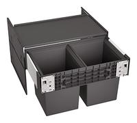 BLANCO SELECT II Compact 60/2 | Système de déchets | Pour armoires inférieures de 60 cm de large | Système d'extraction pour fixation frontale | Couvercle du système | 2 seaux de 17 litres |
