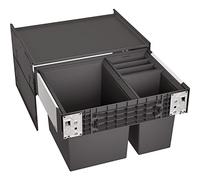 BLANCO SELECT II XL 60/3 | Système de déchets | Pour armoires inférieures de 60 cm de large | Système d'extraction pour fixation frontale | 1 x 30 litres et 2 x seaux de 8 l | 1 x couvercle de seau de