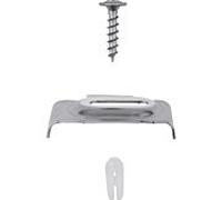 BLANCO Kit de montage pour éviers en acier inoxydable - 4 éléments de fixation pour plans de travail (à partir de 20 mm) - Pour montage sous le plan de travail - Pour éviers en acier inoxydable et