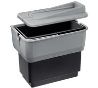Blanco Singolo poubelle 14 l noir-gris 512880