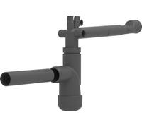 BLANCO Siphon d'économie d'espace | Peu encombrant | Pour chaque meuble bas | Combinable avec tous les éviers BLANCO | Évacuation