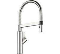 Robinet Cuisine Douchette Blanco SOLENTA-S Senso Finition Inox (522407)