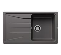Blanco Sona 6 S Silgranit PuraDur Évier de cuisine encastrable et réversible - Gris anthracite, gris, 519672