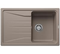 Blanco Sona 6 S Silgranit PuraDur Évier de cuisine encastrable et réversible - Gris anthracite, marron, 519669
