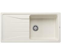 Blanco Évier Sona XL 6 S – SILGRANIT blanc doux, grand bac, montage par le haut réversible, 60 cm