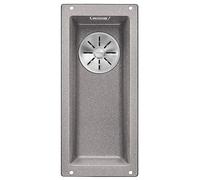 Blanco sous-Ligne 160-U Aluminium-Métalique