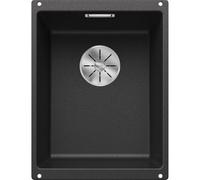 BLANCO SUBLINE 320-U - Évier de Cuisine en Granit pour Meubles Bas de 40 cm de Large - Sous Plan - SILGRANIT - Gris - 523406