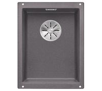 BLANCO SUBLINE 320-U - Évier de Cuisine en Granit pour Meubles Bas de 40 cm de Large - Sous Plan - SILGRANIT - Gris - 523407