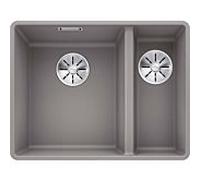 Blanco Subline 340/160-f évier 523570 55.2x42.7cm, alumétallique PuraDur, gauche, pour sous plan