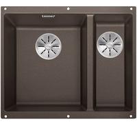 Blanco Évier de cuisine Subline 340/160-U Silgranit Café double sous-plan 55,5x46 cm