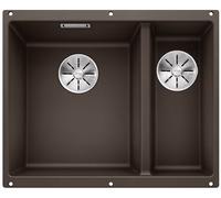 Blanco Subline 340/160-U Silgranit CAFE