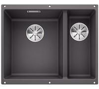 Blanco Subline 340/160-U Silgranit GRIS ROCHER