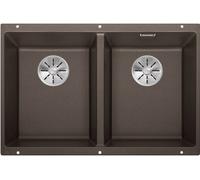 Blanco Subline 350/350-U évier en granit 72.5x40 cm marron 523583