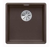 BLANCO SUBLINE 400-F lavabo avec réservoir de chasse encastré / SILGRANITE / Cafe / bouchon -
