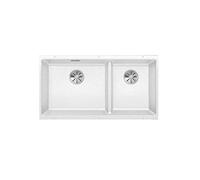 Blanco Évier de cuisine SUBLINE 480/320-U-523 588 x blanc, 1 bac 340/160 mm, bac à gauche