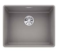 Blanco Subline 500-f évier 523534 52,7x42,7 cm, PuraDur alumétallique, pour sous plan