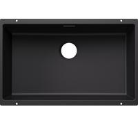 Blanco Subline 700-U Silgranit sans vidage NOIR