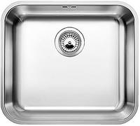 BLANCO SUPRA 450-U - Évier pour Meubles Bas de 50 cm de Large - Sous Plan - Finition Inox Brossé - 518203