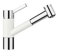 Blanco Tivo -s Mélangeur de cuisine 517613 extensible, SILGRANIT-Look silgranitblanc / chrome