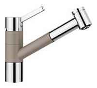 Blanco Tivo -s Mélangeur de cuisine 517619 extensible, SILGRANIT look tartufo / chromé