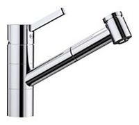 Blanco Tivo -s mélangeur de cuisine 518424 basse pression, extensible, chrome