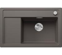 Blanco Évier Zenar XL 6S Compact – Silgranit Gris volcanique, montage par le haut, bac droit, 60 cm