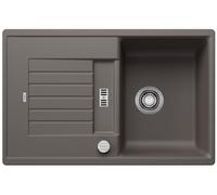 BLANCO ZIA 45 S SILGRANIT Meuble à encastrer par le haut réversible avec commande de vidange 45 cm Gris volcanique