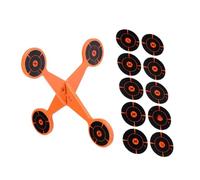 Blancs rotatifs en acier au carbone épaissi à l'épreuve des chocs | Cible rotative en acier au carbone pour extérieur pour terrain ouvert et clubs