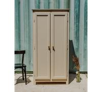 Blandine, l'armoire en bois crème n°434