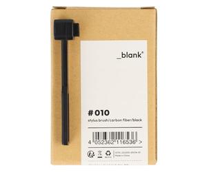 _blank #010 | Brosse à Aiguilles pour Aiguilles de disques Vinyle | Fibre de Carbone | Noir