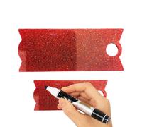 Blank Acrylic Nameplate, Lightweight Lid Tag, 2 Inch Shine Plate with Smooth Finish, Keychain Accessory, Tumbler Topper with Clear Design, Cup Label for