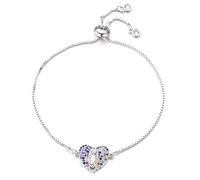 Blank Angel Wing Multicolor Cubic Zirconia Ajustement Zircone Chaîne de glissière Femme Bijoux