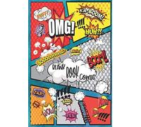 Blank Comic Book For Kids: Create Your Own Comics With This Comic Book Gift Journal Notebook And Sketchbook For Kids : Over 140 Pages Large Big 6.9"" Cartoon / Comic Book Galaxy Cover Draw