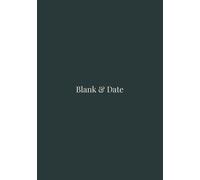 Blank & Date. Shadow Forest . Notebook with blank pages and space for the date. (7" x 10") Soft cover