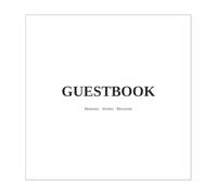 Blank Guest Book White Edition - For Weddings, Birthdays, Baptisms and Special Occasions - 120 Pages - 8.5 x 8.5 in: The classic white cover feels elegant and versatile.