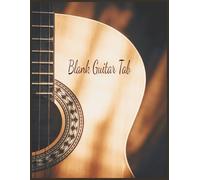 Blank Guitar Tab Notebook: Perfect for Guitarists, Songwriters, and Music Students | Large Format Tablature Book for Composing and Transcribing Music | 8.5 x 11 Inch, 110 Pages