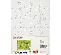 Blank Jigsaw Sheets - A5 (white cut card of Jigsaw sheets) by Margateartist