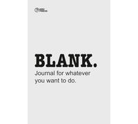 BLANK.: Journal for whatever you want to do.