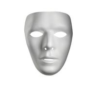 Blank Male Costume Mask Adult One Size