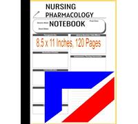 Blank Medication Template Notebook for Nursing Pharmacology: The Ideal Pharmacology Notepad & Guide