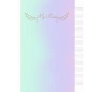 Blank Music Manuscript Paper: A4 Music Sheet Notebook for Musicians | 60 Sheets, 120 Pages, 12 Staves per Page for Inspiration and Composition | Cute Pastel Cover